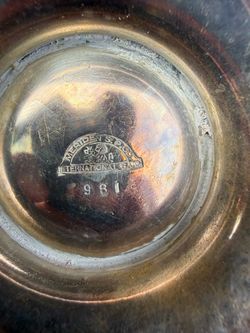 Antique silverplate decor lot with lamp $250 OBO
