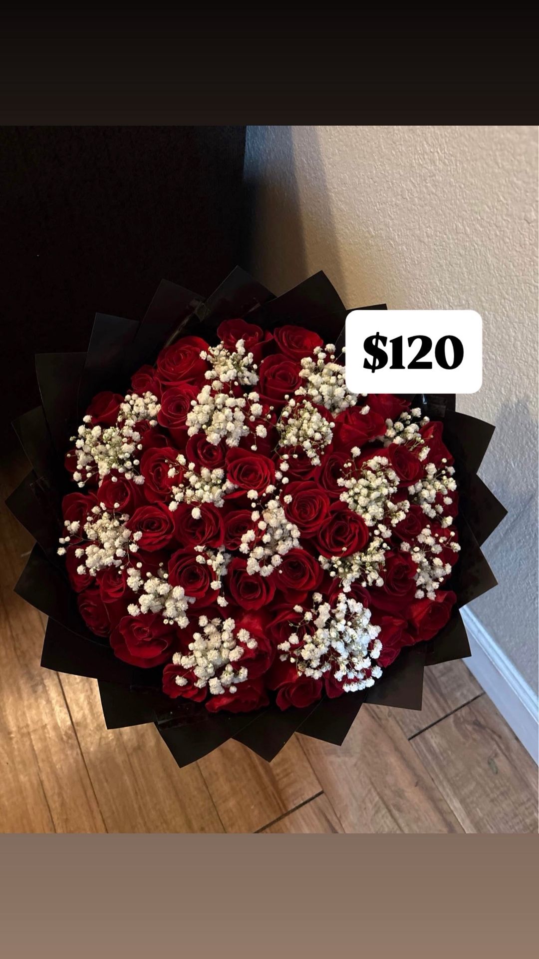 Luxurious 50 Red Rose Bouquet