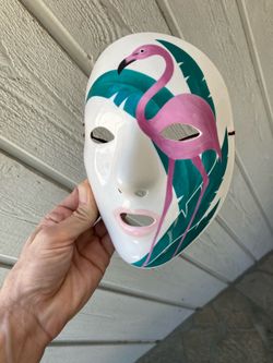 Vintage Japanese ceramic mask