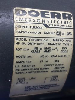 60 Gallon compressor