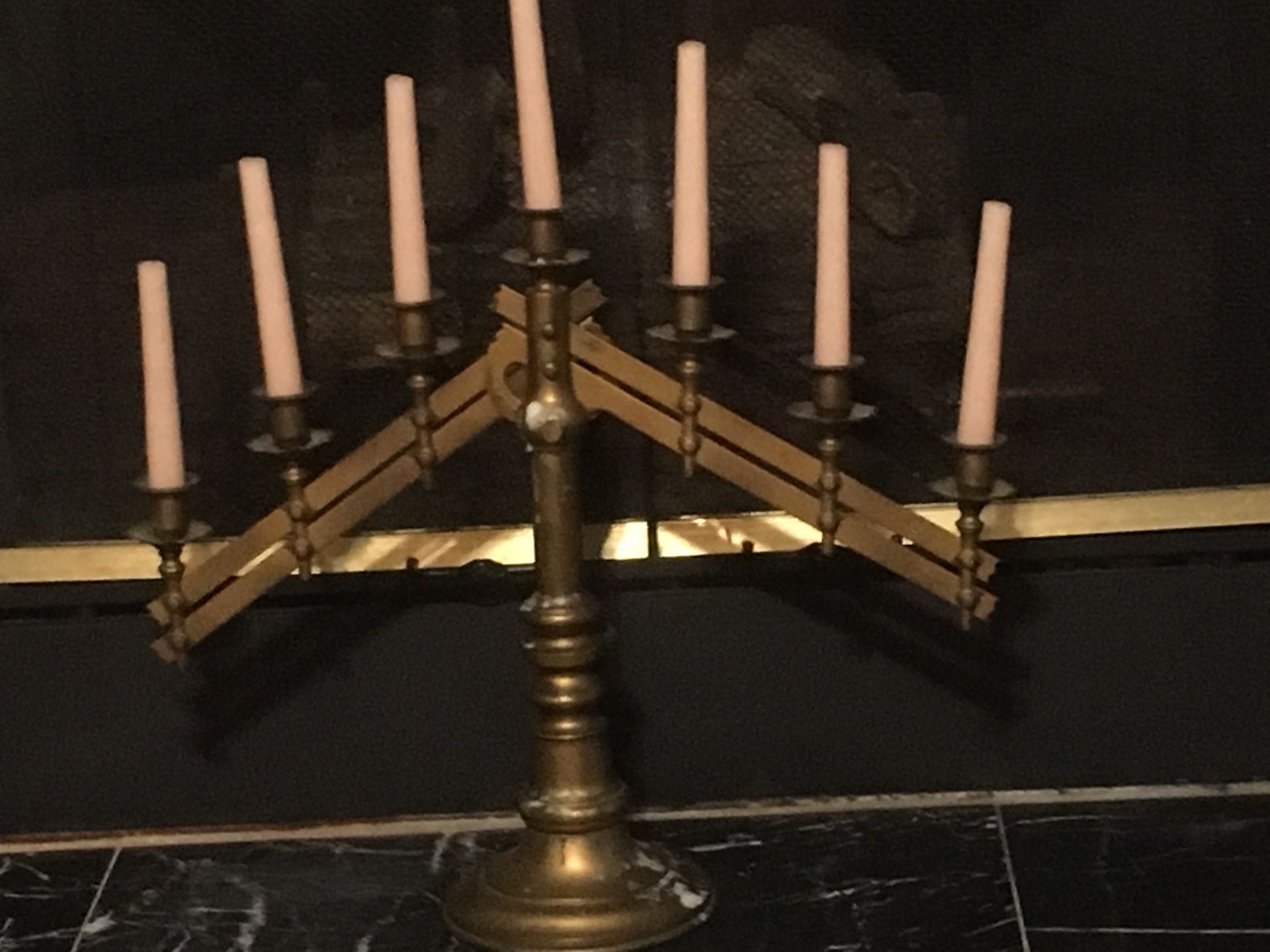 Old Brass candelabra