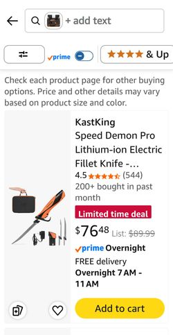 Cordless Filet Electric Knife