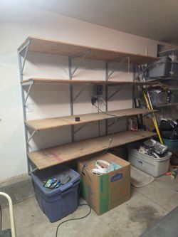 2' x 8' shelves