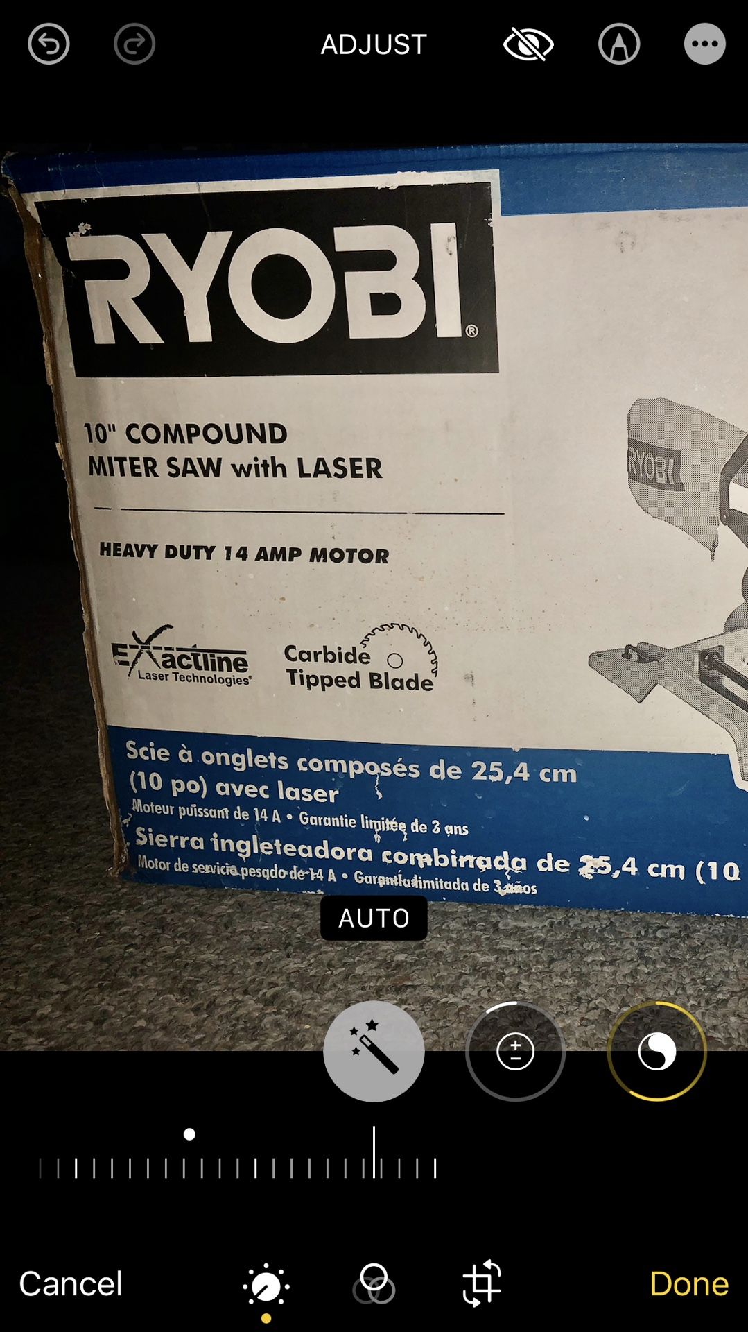10 Inch Compound Miter Saw With Laser