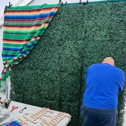 Backdrop Grass Wall