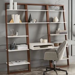 West Elm Ladder Shelf Wall Desk