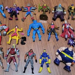 Marvel, WWF, DC miscellaneous LOT Retro, Vintage Toys, Action Figures