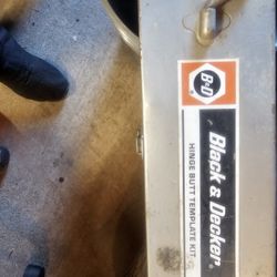 Black And Decker Hinge Butt Template Kit