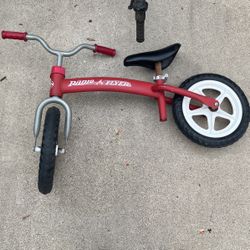 Toddler Radio flyer Balance Bike