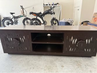 Dark Brown Media Console TV Stand - NEED GONE