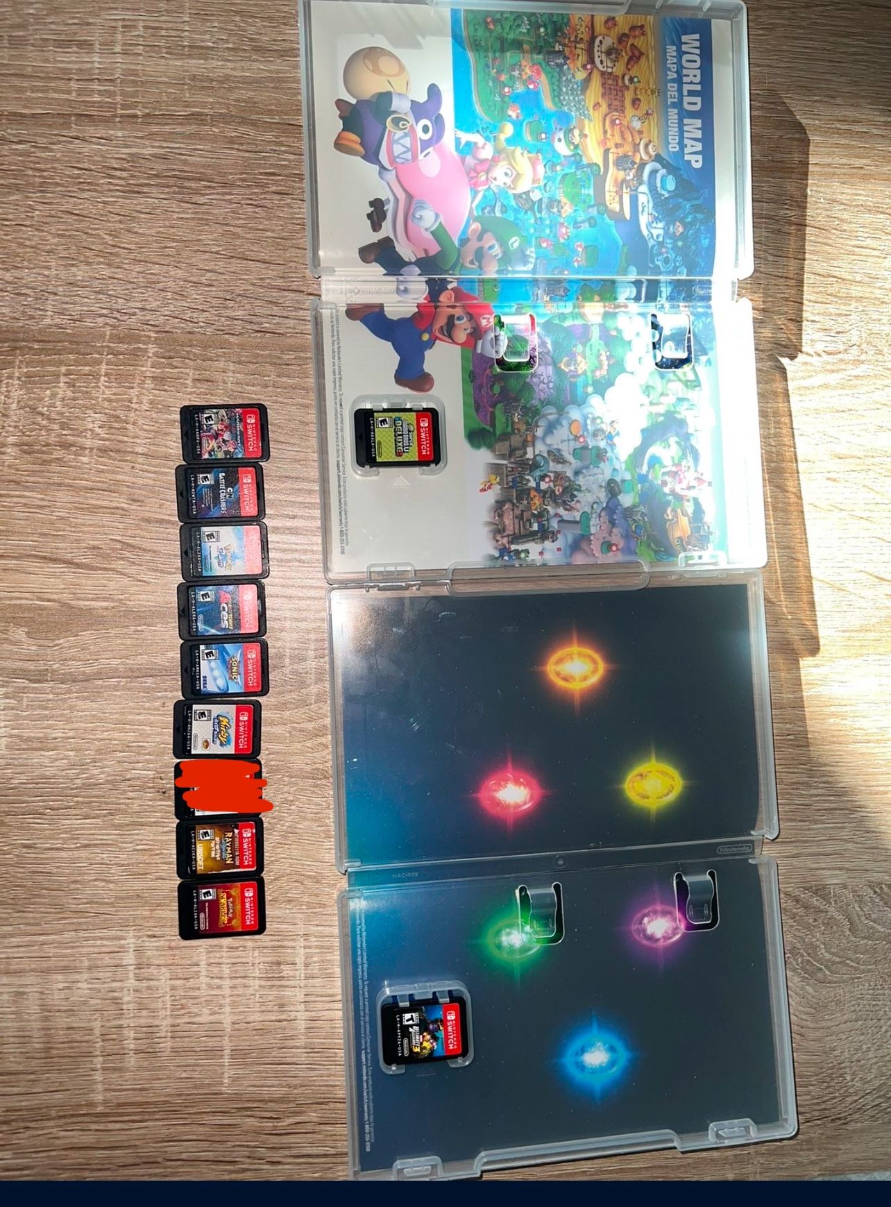 For All The Games Plus Carrie Box No Cases But The Two Top Ones