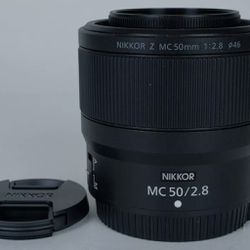 Nikon 50 2.8 Z Macro Lens