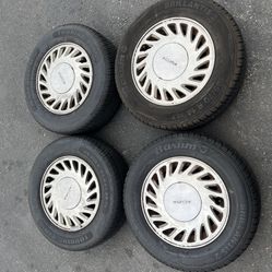 4 — 185/70r14 4x100 4x3.94 Stock Integra Civic Scion Xa Xb Ia Echo Elantra Miata Civic  Fit Corolla Wheels Rims Good Treads Tires !!!!!!!!