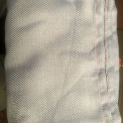 Light Blue Thin Throw Blanket 