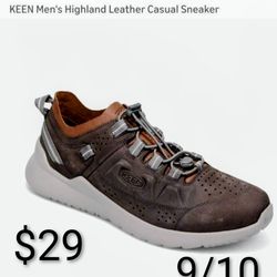 MEN'S SIZE 10.5 NEW/RETURN/OPEN BOX LEATHER SHOES