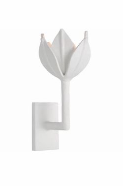 Visual Comfort (2) JULIE NEILL ALBERTO SMALL SCONCE IN PLASTER WHITE WALL LIGHT (pair)