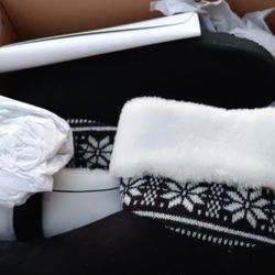 Boots. Faux Fur Size 9. New $16