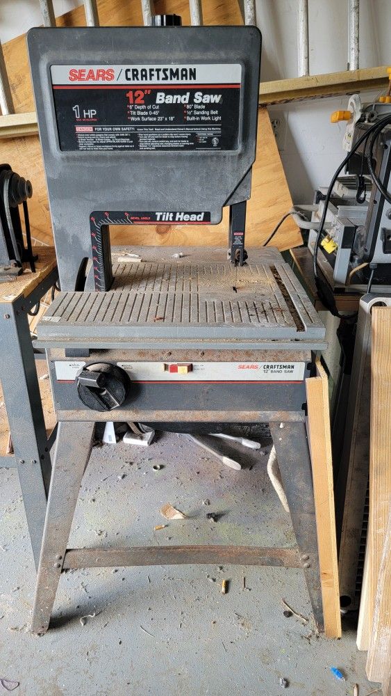 Sear Craftsman 12 in 1hp Bandsaw