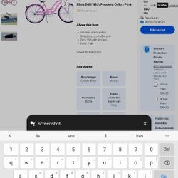 Micarge Tahiti Woman's 26 Inch Pink rims beach Cruiser with Front basket 