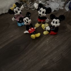 Vintage Micky and Minnie Mouse