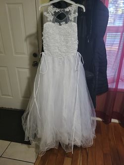 First Communion dress.