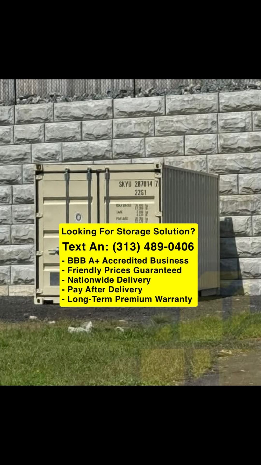 20FT 40FT Used Shipping Container Guaranteed No Leaks