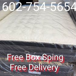 Plush Pillow Top Full Size Set/ Camas 