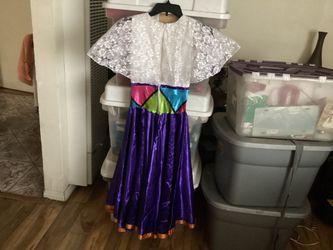 Vestido De Folclórico De Niña Size 11/12