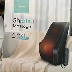 Shiatsu Massage Cushion With Heat New 