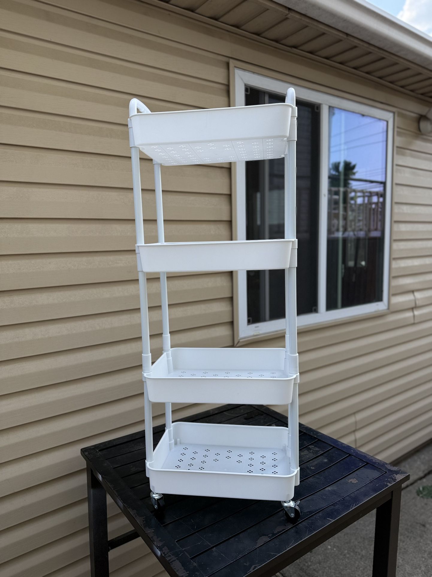 4 Tier Rolling Utility Cart
