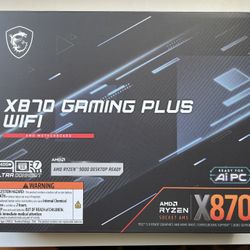MSI X870 GAMING PLUS WIFI AM5 AMD X870 ATX Motherboard