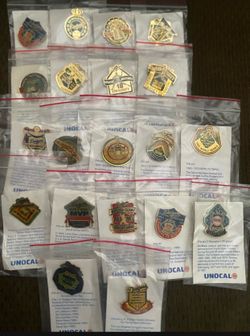 Vintage Dodgers baseball pins