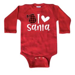 Custom Onesie I Love Santa