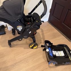 Doona Car Seat & Stroller, Midnight Edition - All-in-One Travel System