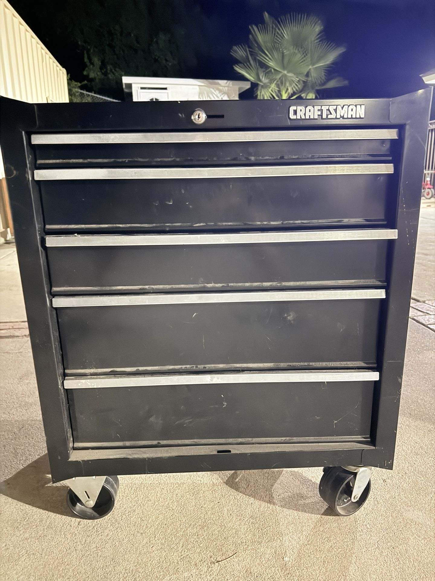 5 Drawer Craftsman Metal Tool Box