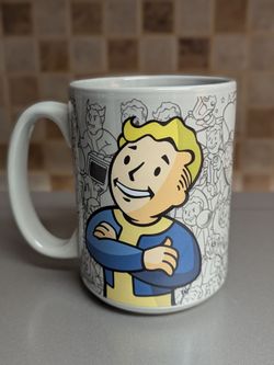 Fallout Vault Boy Ceramic Collectible Mug, 16 oz.