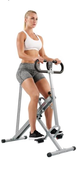 Sunny Health & Fitness Squat Assist Row-N-Ride - Exercise