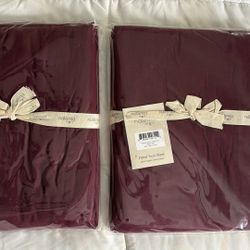 Two Natemia Organic Cotton Fitted Twin Sheet