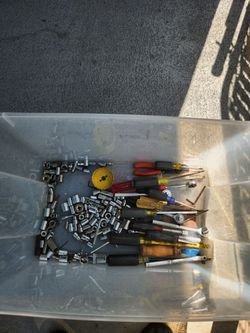 Ratchets, Screwdrivers And An Assortment Of Sockets