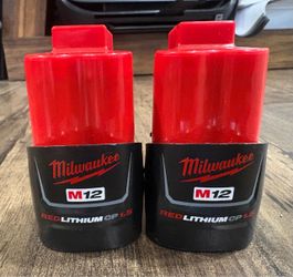 Milwaukee M12 REDLITHIUM CP1.5 12V Batteries – 2 Pack