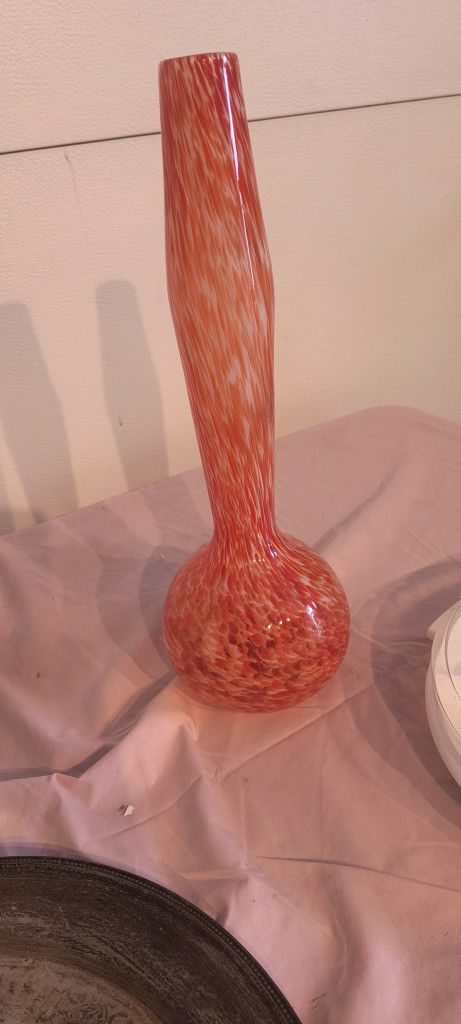 Vintage Mid Century Art Glass Vase
