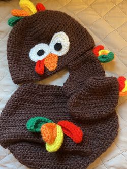 Turkey Crochet Baby Outfit