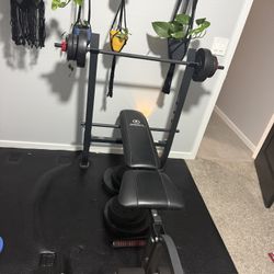 Weight Bench With Weights 