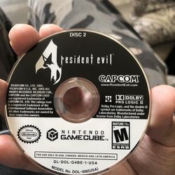 GameCube Resident evil 4 Disc 2 Only