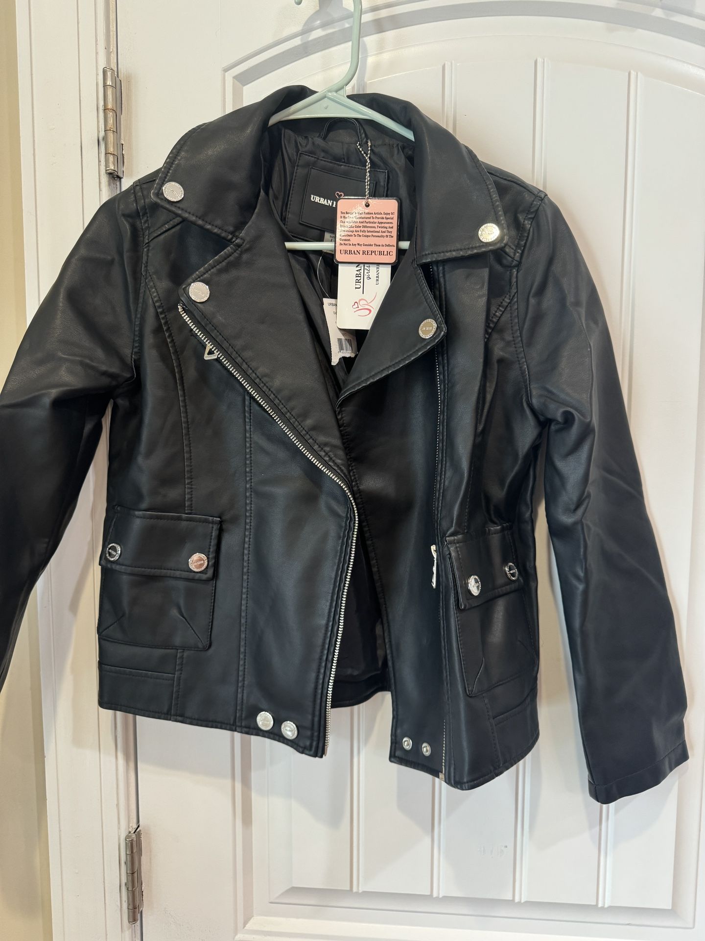 Urban Republic Faux Leather jacket Girls Large