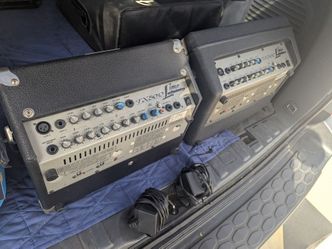 CASH BLOWOUT: Vintage Limo Rechargeable Portable PA Speakers (As-Is Pair)