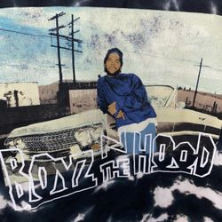 Boyz N The Hood Bleach Tie Dye Ice Cube Hip Hop T Shirt for Sale
