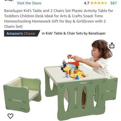BanaSuper Kids Table And Chair Set 