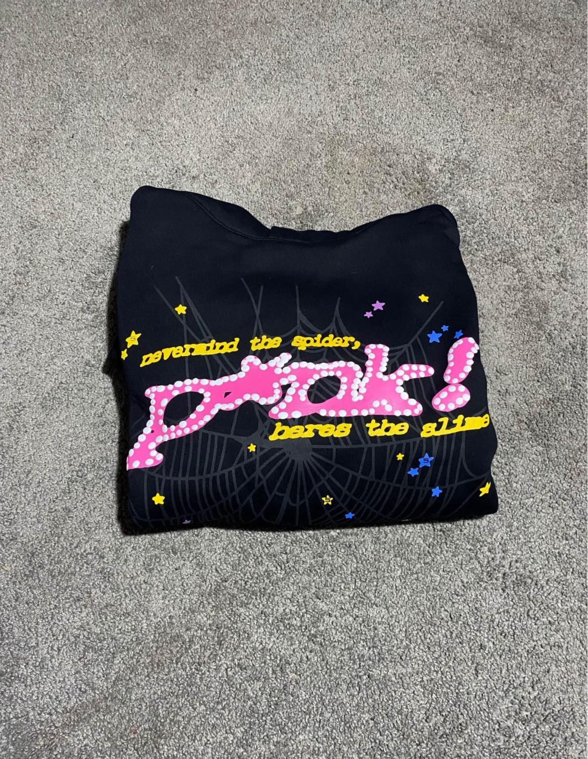 black pink sp5der hoodie