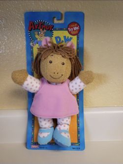 Talking D.W. Stuffed Soft Doll From Arthur P.B.S.